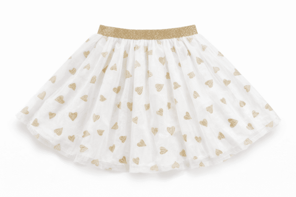 חצאית טול מסתובבת ומושלמת - לבבות