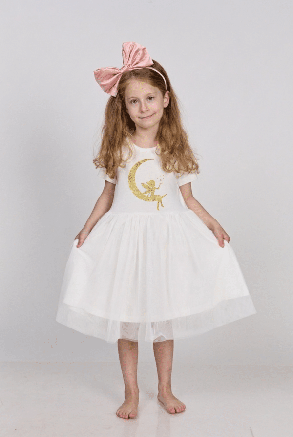 Alternative view of טול מסתובבת לבנה עם פיית ירח